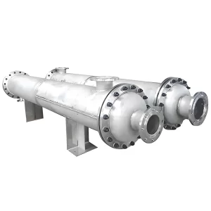 Fixed tube sheet shell and tube heat exchanger