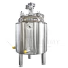 Heated mixing tank with sight glass jacket