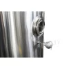Heated mixing tank with sight glass jacket