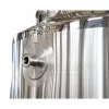 Heated mixing tank with sight glass jacket