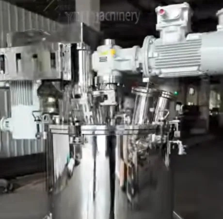 Custom-designed mixing tank with dual mixing system for pharmaceutical companies
