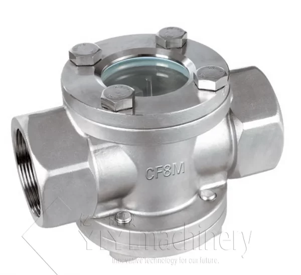 Sight glass tube sight glass connector sight glass straight through sight glass